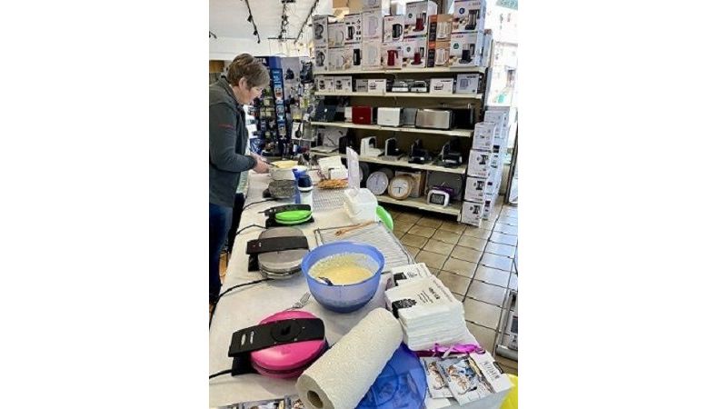 Backaktion im Geschäft von Elektro Jaeckel