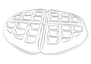 Amerikanische Waffel
