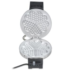 Das Bild zeigt das Waffeleisen Cloer-189E1, aufgeklappt.