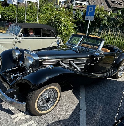 Ein Oldtimer auf der Veranstaltung